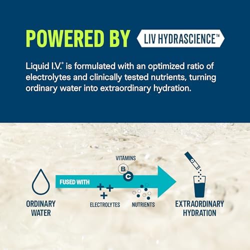 Liquid I.V. Hydration + Immune Electrolytes, Tangerine, 14 Count