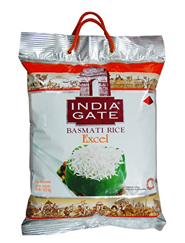 India Gate - White Basmati XL Rice - Excel, 10 Pound
