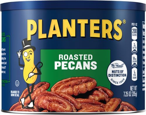PLANTERS Whole Pecans, Roasted & Salted, Baking Nuts, 7.25 Oz (1 Ct)