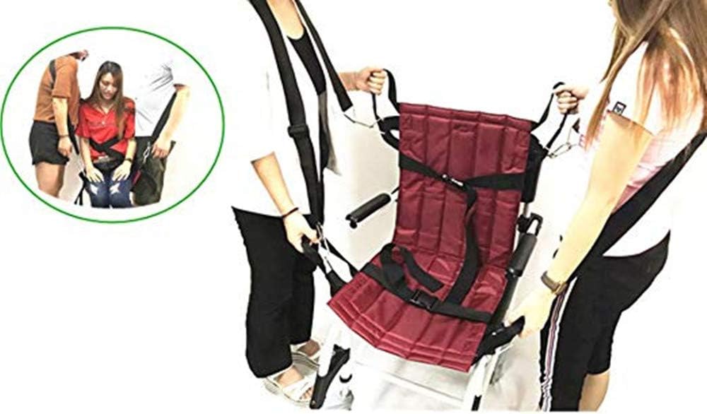 Foldable Patient Lift Stair Slide Board, Mobility Aids Equipment Transfer Emergency Evacuation Wheelchair Belt Sling Disc Use for Seniors, Bedridden