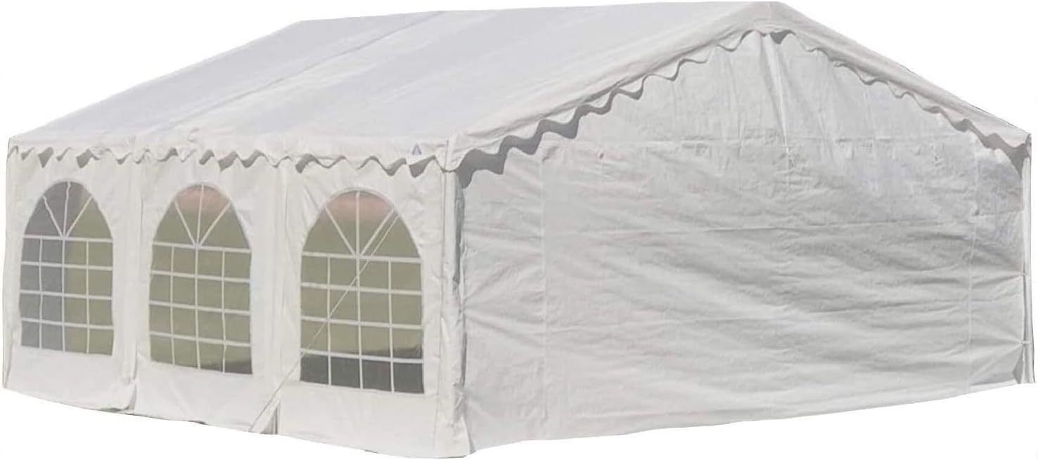 DELTA 26'x16' Budget PE Party Tent + (2) Long Bags + (1) Short Bag, Tents for Parties, Canopy Carpas para Fiestas,Wedding Event Tents for Outdoor Events (B Model)