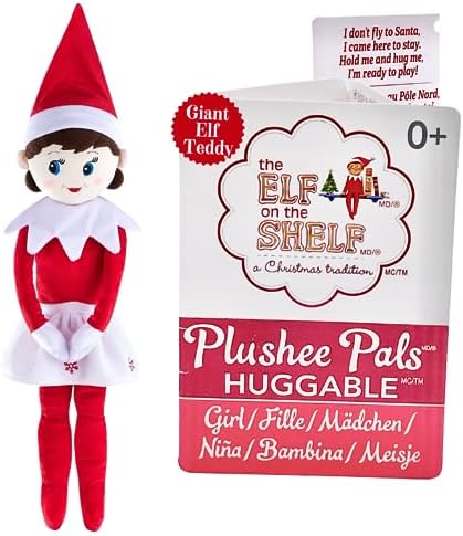 The Elf on the Shelf Plushee Pals 27-Inch Girl Scout Elf Plush Blue Eyes