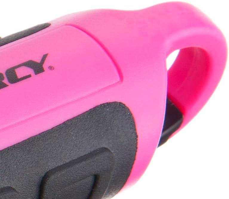 Dorcy 55 Lumen Floating Water Resistant LED Flashlight with Carabineer Clip, Purple (41-2508)