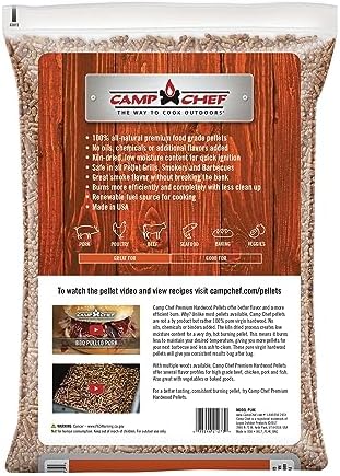 Camp Chef Orchard Apple BBQ Pellets, Hardwood Pellets for Grill, Smoke, Bake, Roast, Braise and BBQ, 20 lb. Bag
