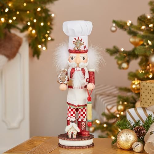 Kurt Adler HA0325 15" Gingerbread Chef Nutcracker