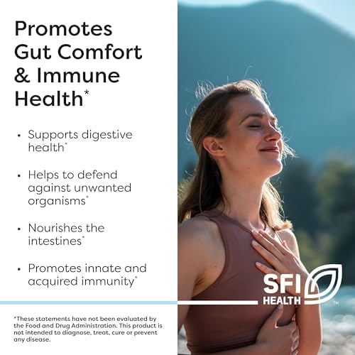 Klaire Labs SFI Health Ther-Biotic Complete, 60 Count | 12 Strain Probiotic Capsules for Digestive and Immune Support, 25 Billion CFU Gut Health Supplement, Hypoallergenic Formula