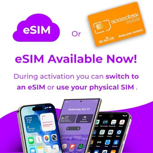 $5 Prepaid SIM Card – Top Value Plan for Smartphones & Cellphones | 100 Minutes, 100 Texts, 100MB Data | 5G/4G LTE | Triple-Cut (Mini, Micro, Nano) | No Contract – 30-Day Service