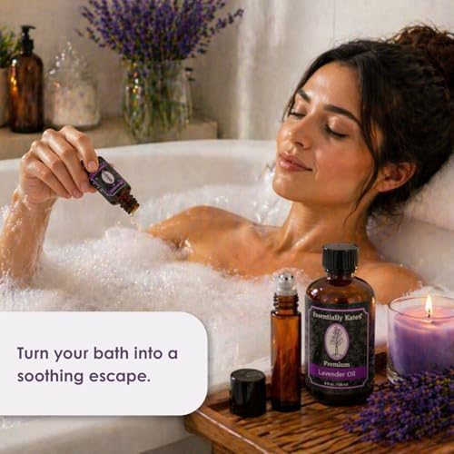 Peppermint Essential Oil 4 oz. with Huge Glass Bottle, Glass Dropper, and Sprayer. Detailed User's Guide E-Book. Skin Care, Garden Care, and Hair Care.