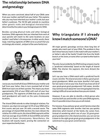 DNA Triangulation Kit for Genealogy | Match & Ancestor Forms