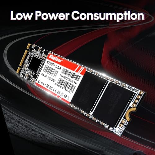KingSpec 1TB M.2 SATA III 2280 SSD, NOT for NVMe Slots | SATA3 6Gb/s, B+M Key, Up to 550MB/s, Internal Solid State Drives for Laptop / Desktop Upgrades