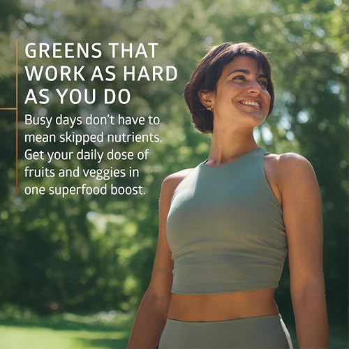 USDA Organic Superfood Greens, 28 Ingredients, Vegan, Non-GMO, 60 Tablets
