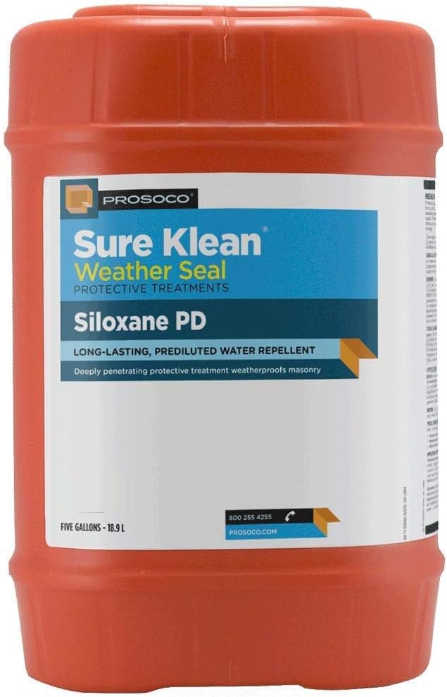Sure Klean Weather Seal Siloxane PD - Great Water-Based Brick Sealer - (5-Gallon Container)