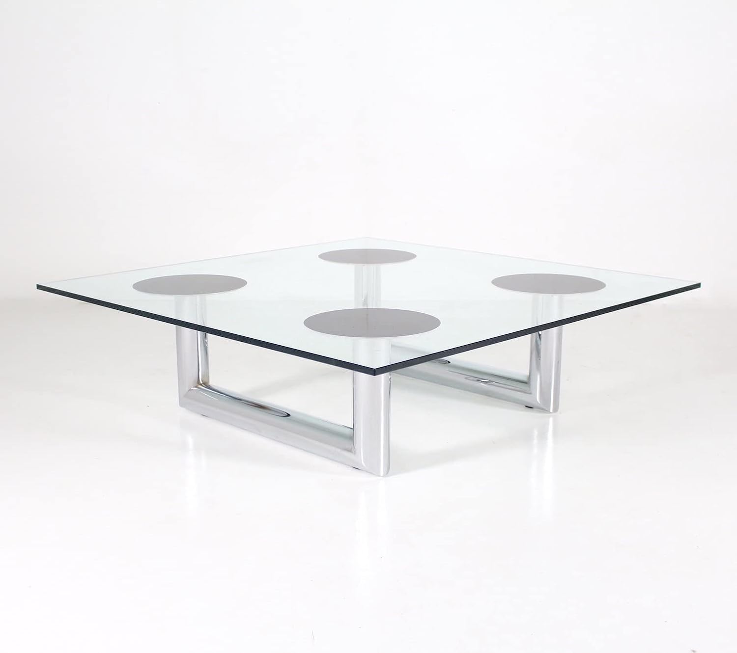 Clear Tempered Glass Table Top 22 Inch Square Flat Polished Edge with 1/4 Inch Thickness for Dining, Coffee or Side Tables by Fab Glass and Mirror