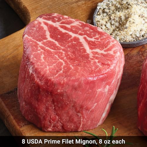 Connoisseurs Choice with USDA Prime Filet Mignon Steak, Bone-in Ribeye Steaks