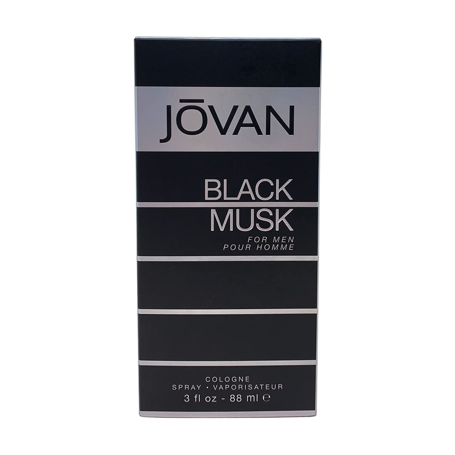 JOVAN BLACK MUSK COLOGNE SPRAY 3.0 OZ (M)