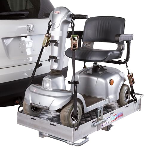 Aluminum Scooter and Wheelchair Mini Carrier - 350 lb. Capacity