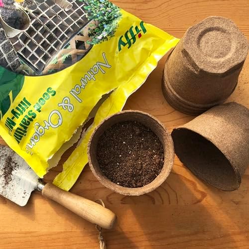 Jiffy Natural & Organic Seed Starting Soil Mix, 10 QT (1 Bag (10 QT)