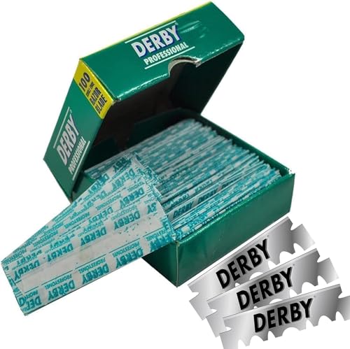Derby Professional Single Edge Razor Blades, 100 Count