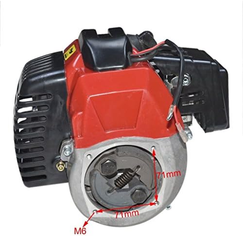 49cc 2-Stroke Engine Motor 17T T8F Gear Box Clutch Drum Bell Housing for 47cc 49cc Mini ATV Quad Pocket Dirt Bike