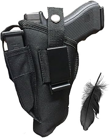 Feather Lite Fits Taurus PT-92, PT-99, PT-100, PT-101 Soft Nylon Inside or Outside The Pants Gun Holster.