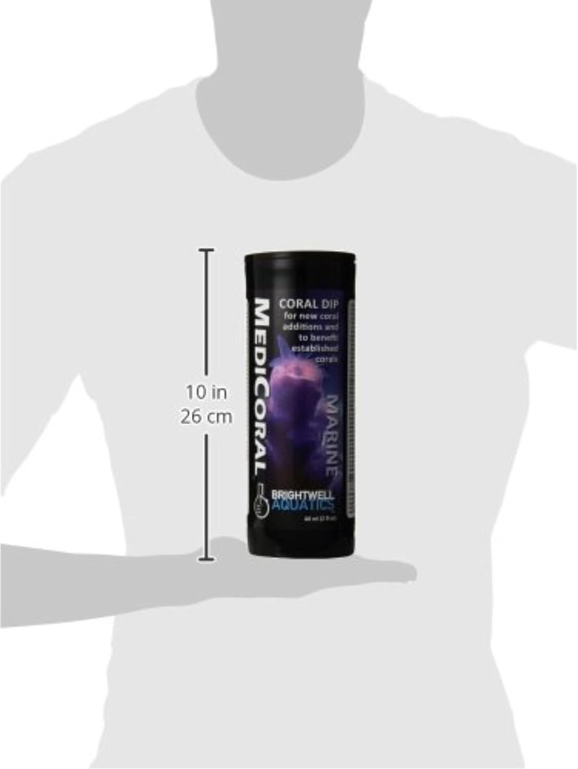 Brightwell Aquatics MediCoral - Coral Dip for New Coral Additions and to Benefit Established Corals , 30-ml