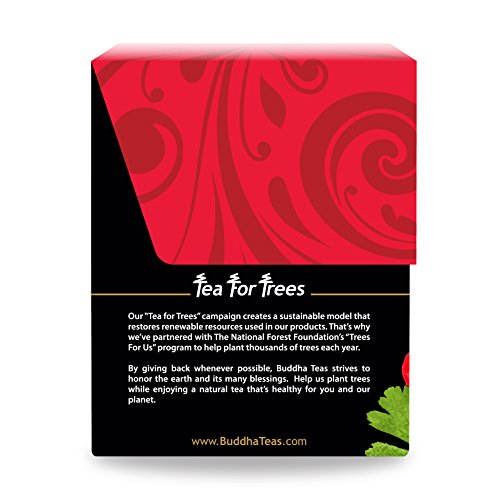 Buddha Teas Organic Hawthorn Berry Tea - OU Kosher, USDA Organic, CCOF, 18 Bleach-Free Tea Bags