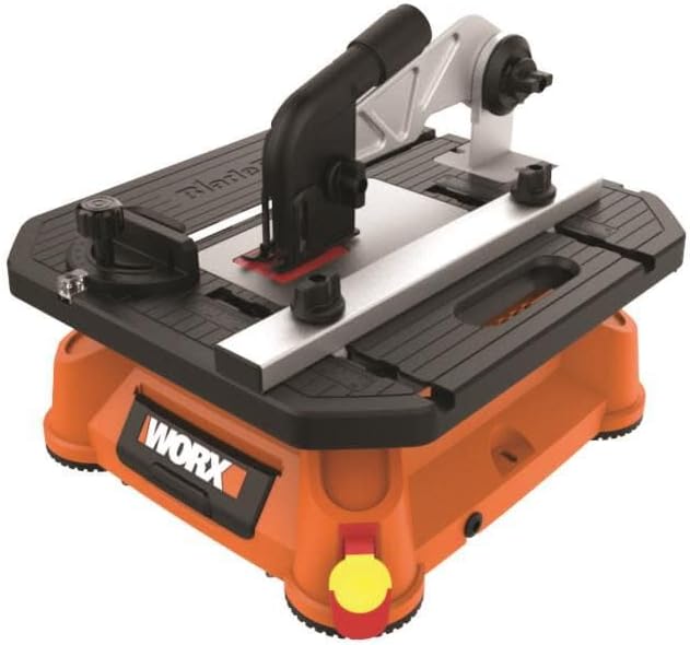 WORX BladeRunner Portable Tabletop Saw, 5.5 Amp, WX572L | Cuts Wood, Metal, Tile, Aluminum and Plastic, Tool-Free Blade Changes