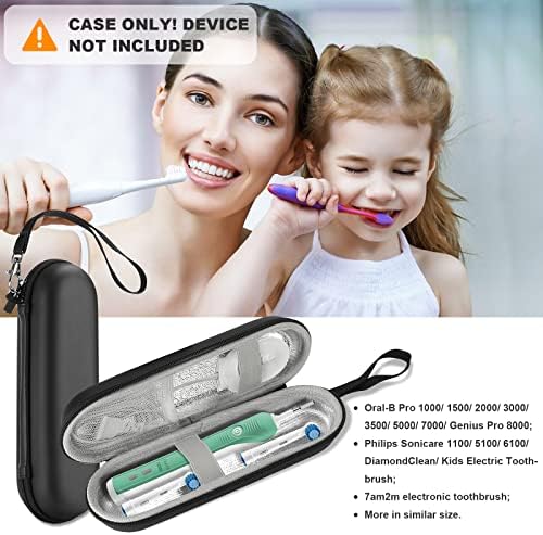 ProCase Electric Toothbrush Hard Travel Case Compatible with Oral-B Pro 1000 8000, Sonicare 1100 5100 6100