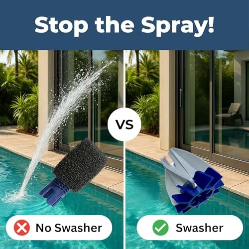 Polaris Tail Foam Replacement - Fits Polaris 180 280 360 380 480 3900 & More - Stop Replacing Foam - Prevent Spray - Improve Pool Cleaner - Long
