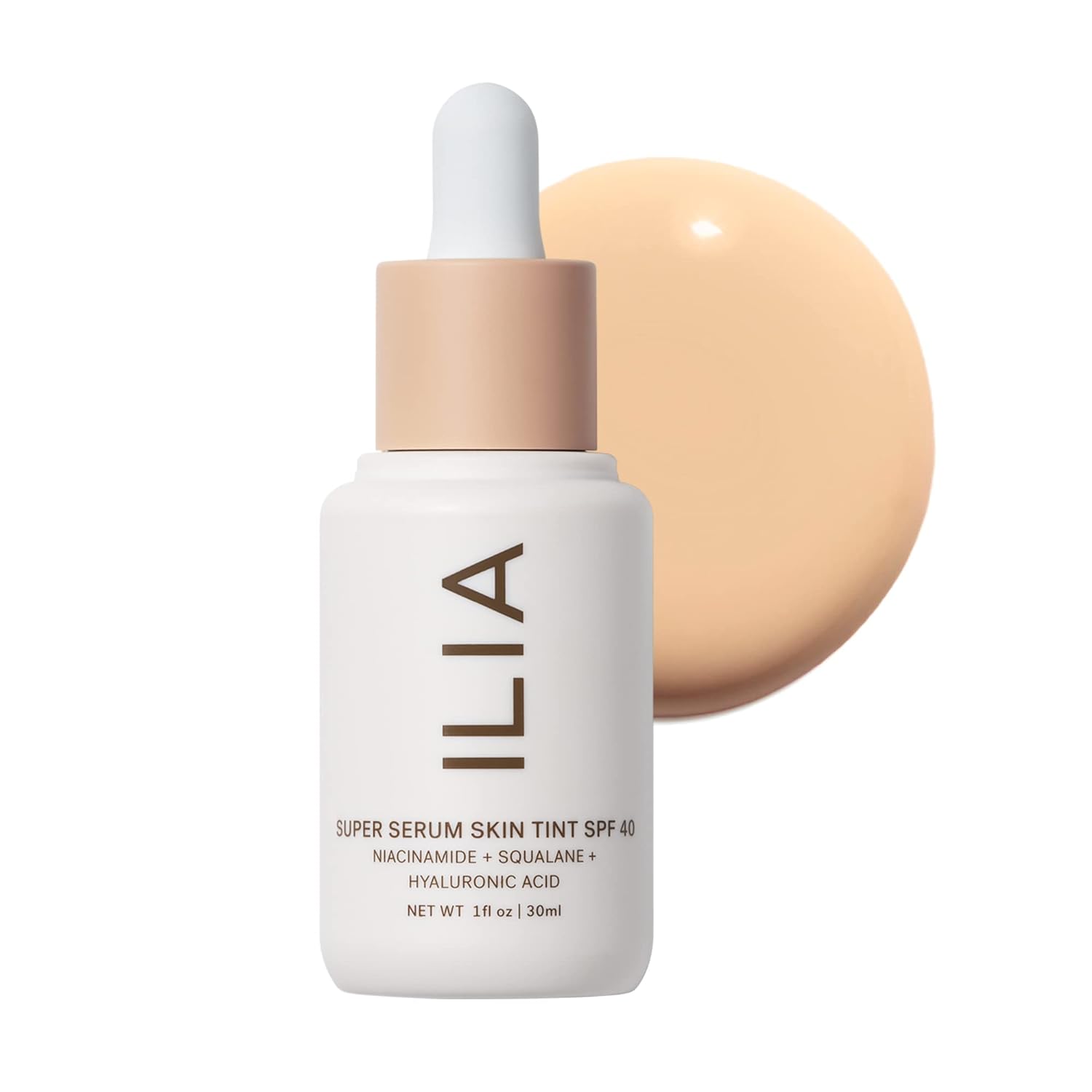 ILIA - Super Serum Skin Tint SPF 40 (Diaz ST7, 1 fl oz | 30 ml)