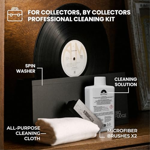 Big Fudge Vinyl Record Cleaner Kit – Cleaning Machine with care Solution