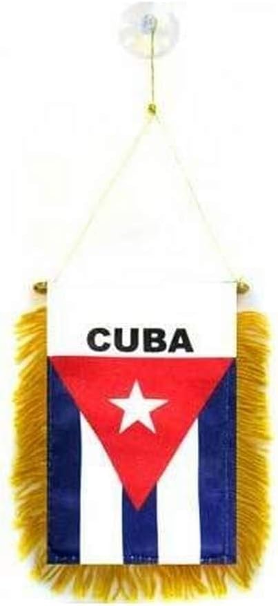 AZ FLAG Nicaragua Pennant 4x6 in 100D Polyester Suction Cup | Outdoor use Nicaraguan 15x10 cm triangular pennant stitched edges and reinforced finish