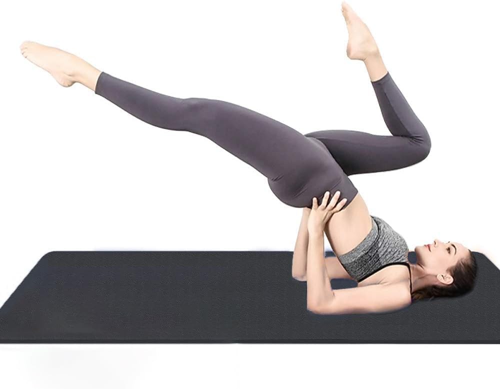 Hatha Yoga Extra Thick TPE Yoga Mat - 72"x 32" Thickness 1/2 Inch -Eco Friendly- With High Density Anti-Tear Exercise Mats For Home Gym Travel &