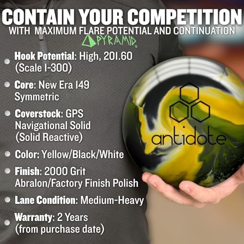 Pyramid Antidote Solid Bowling Ball