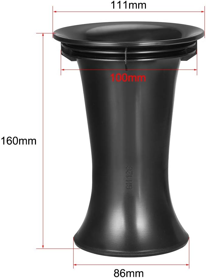 uxcell 2Pcs 100mm x 160mm Speaker Port Tube Subwoofer Bass Reflex Tube Bass Woofer Box Port Tube Vent