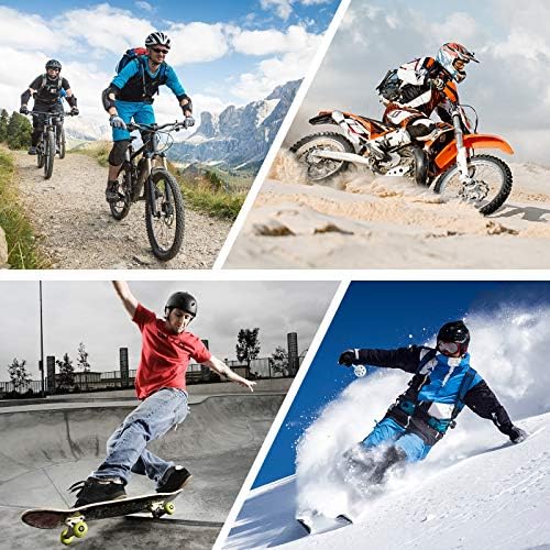 PELLOR Motorcycle Armor Vest Chest Back, Motocross Body Guard Vest Skiing Riding Skating Anti-Fall Vest Protective Gear