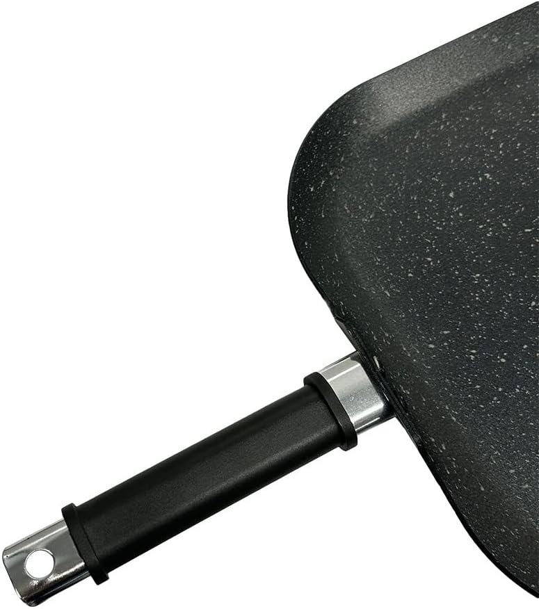 Heavy Gauge Aluminum Nonstick Square Griddle Pan, 11'' x 11'' Frying Pan Cook