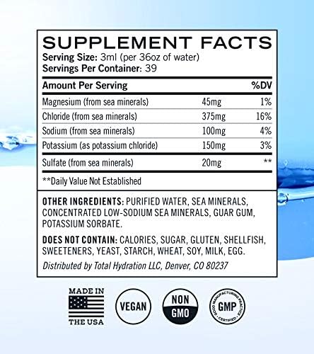 Ketolyte Drops, Unflavored, No Sugar, Magnesium 39 Servings