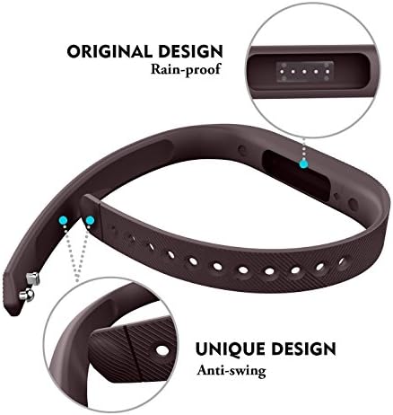 LEEFOX Compatible with Flex 2 band, Adjustable Replacement for Flex 2 Accessory Silicon Wristband w/Fastener Clasp Fitness Strap for Original Flex 2