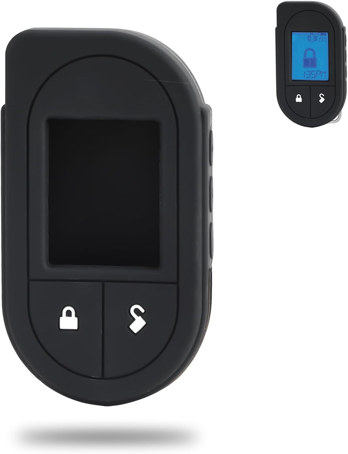 Remote Case for Viper, Soft Silicone Car Key Case Shell, Protective Fob Cover with Button