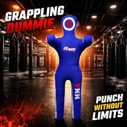 MMA Doctor Bane MMA Grappling Submission Dummy Wrestling BJJ Judo Karate Punching Bag - UNFILLED-6 Feet…