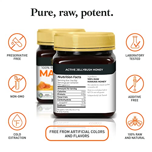 Manuka Honey Medical Grade - Raw Australian Manuka Honey MGO 850+ | Good Natured - AMHA Certified - Lab Tested - Non-GMO - BPA-Free - Premium Quality - Product of Australia - 8.8 oz