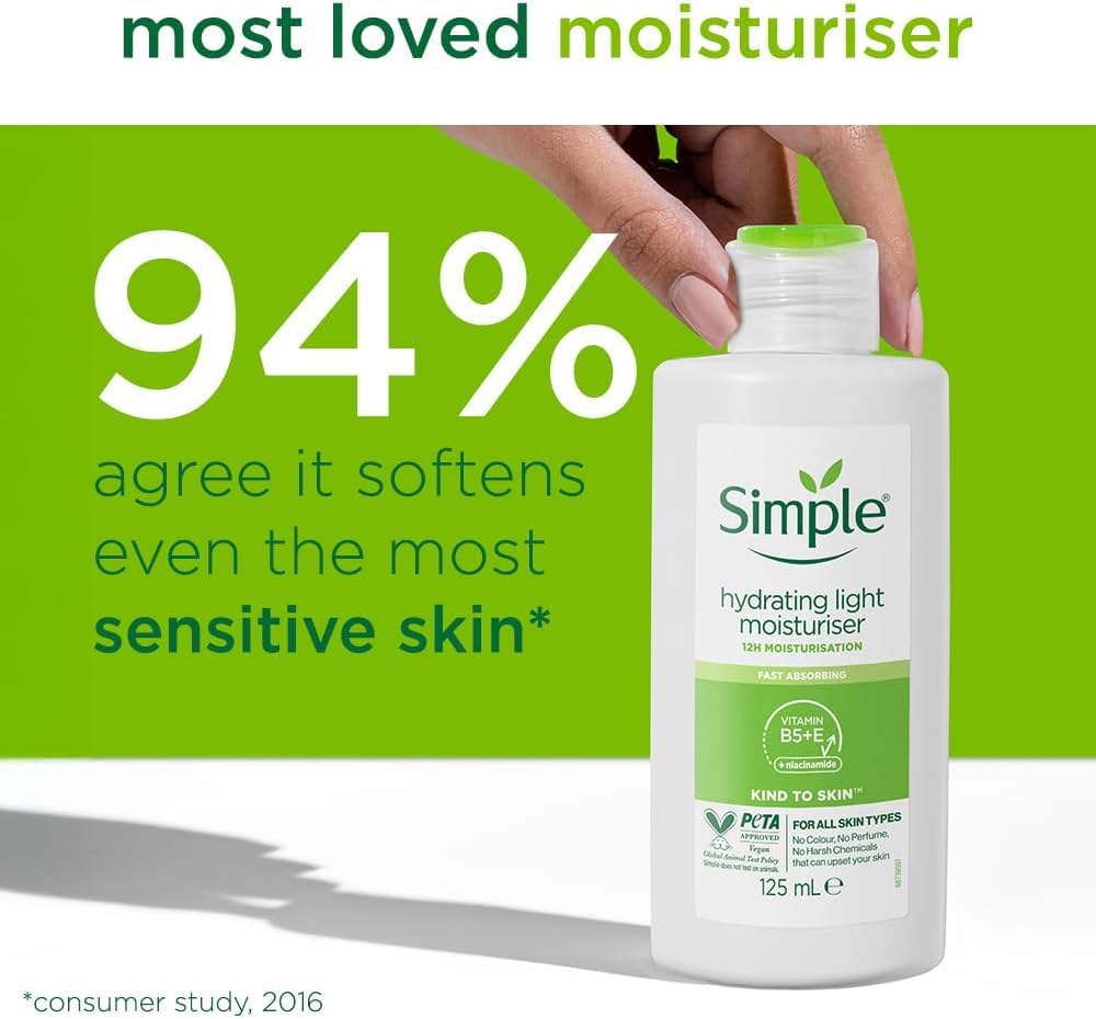 Simple Kind To Skin Hydrating Light Moisturiser 125 ml by Simple
