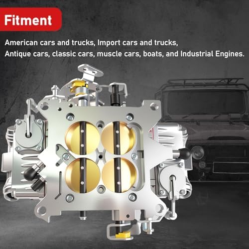 BR-67202 950 CFM Carburetor Race Series Mechanical Secondary Carburetor, Double Pumper 4150 4-Barrel Square Bore No Choke Dual Inlet
