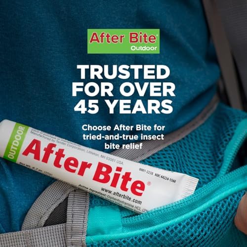 After Bite Outdoor Bug Bite Itch Relief, Diphenhydramine HCl Gel, 4Pk