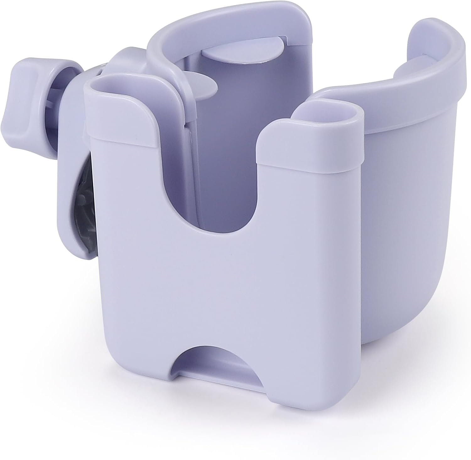 Accmor Stroller Cup Holder with Phone Holder, Bike Cup Holder, Universal Cup Holder for Uppababy Nuna Strollers, 2-in-1 Drinks Holder for Walker
