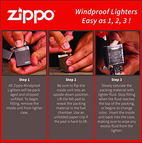 Zippo Clover Design Pocket Lighter, High Polish Chrome, One Size (ZO24699)