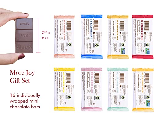 Chuao Chocolatier Share the Love Assorted Milk and Dark Mini Gourmet Chocolate Bars Gift Box | Sampler For Holiday, Birthday, Thank You, Corporate Gift Baskets | 36 Bars, 0.39 oz Each