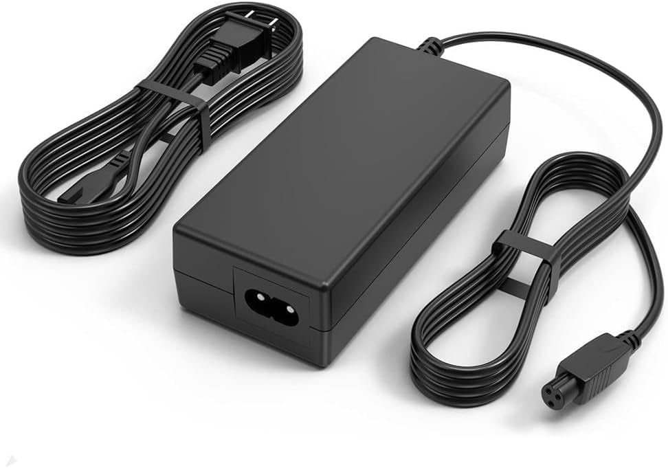 36V 1.8A Female 3-Pin XLR Lead Acid Battery Charger with 3-Prong Inline Power Supply Cord for 36V Boreem Jia, Minimoto, Rad2Go, Electric Scooter, ATV