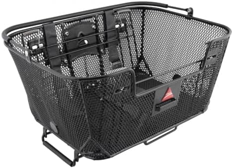 Axiom Pet Basket with Rack and Handlebar Mounts (Black)